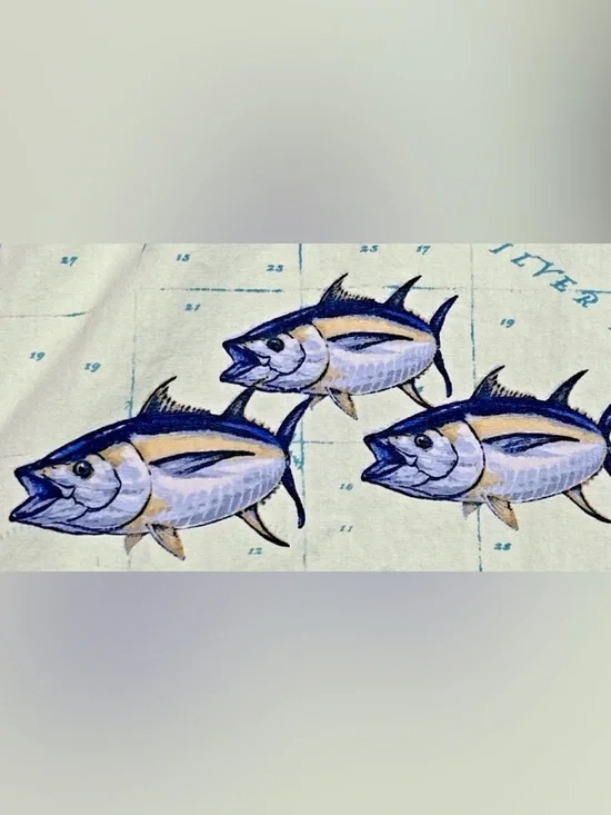 VTG Columbia PFG Men's Marlin Button Up Short Sleeve Fishing Lime Green Shirt XL - Picture 5 of 14